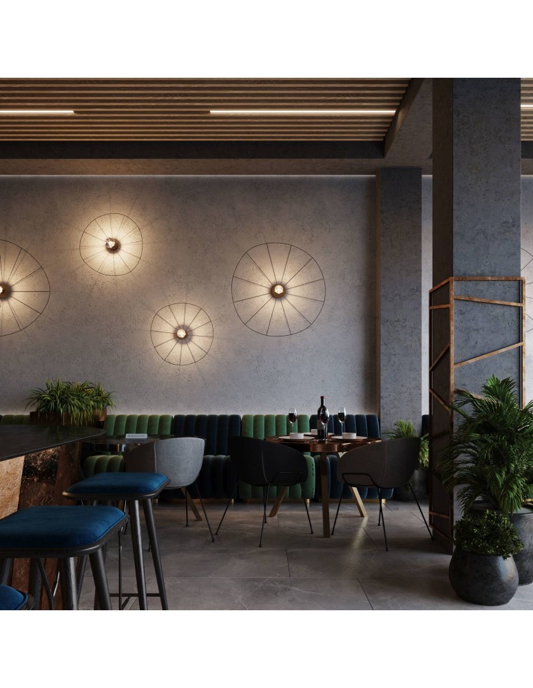 Designer ceiling lamps - THORO ESKOLA 110 Plafond/Channel light 1xE27 Black TH.014CZ - product kolory-swiatla.pl 3