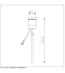 Garden lamps driven into the ground (with wedge) - Lucide ARNE-LED 1x GU10/5W Black 14868/05/30 Spotlight - product 4