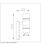 Outdoor lights with motion sensor - Lucide ARNE-LED +IR 2xGU10/5W Black 14866/10/30 Wall lamp. - product 4