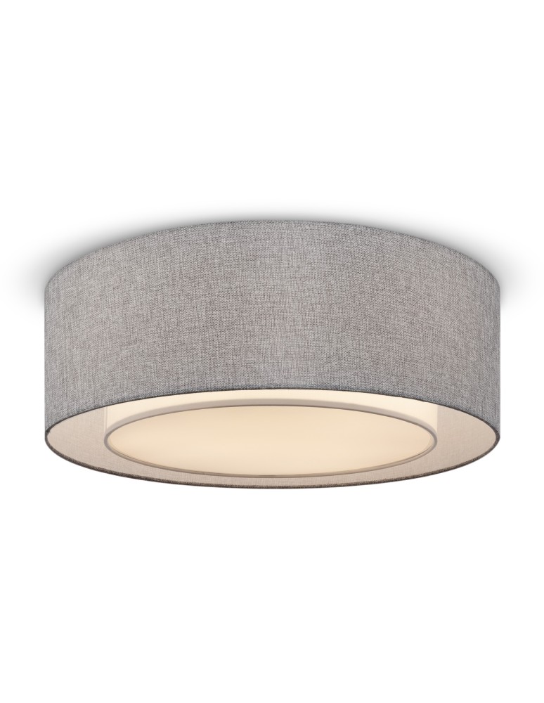 Ceiling lamps with lampshade - Maytoni Bergamo 3xE27 60W ceiling light MOD613CL-04GR chrome - product kolory-swiatla.pl 3