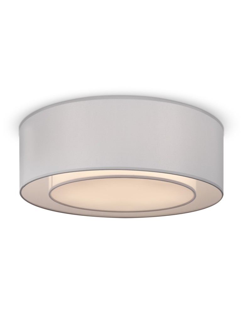 Ceiling lamps with lampshade - Maytoni Bergamo 3xE27 60W ceiling light MOD617CL-04GR chrome - product kolory-swiatla.pl 1