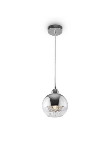 Maytoni Iceberg 1xE14 40W pendant P012-PL-01-N nickel