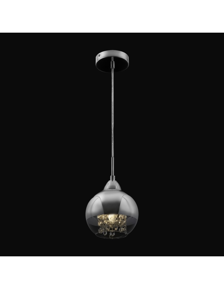 Pendant lamps - Maytoni Iceberg 1xE14 40W pendant P012-PL-01-N nickel - product kolory-swiatla.pl 2