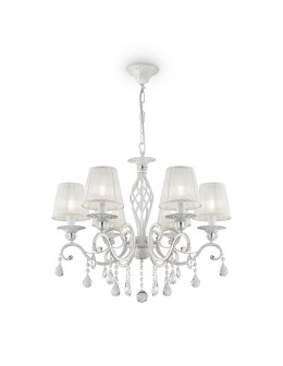 Maytoni Grace 6xE14 40W chandelier ARM247-06-G white and gold