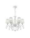 Maytoni Grace 6xE14 40W chandelier ARM247-06-G white and gold