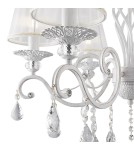 Chandelier with lampshade - Maytoni Grace 6xE14 40W chandelier ARM247-06-G white and gold - product 3