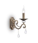 Chandelier wall lamps - Maytoni Grace 1xE14 60W wall lamp RC247-WL-01-R brass - product 2