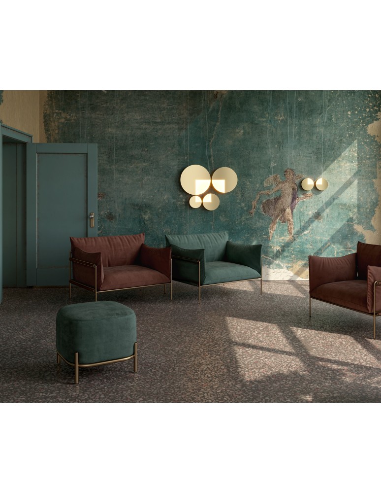 Designer wall lamps - Maytoni Jupiter LED Wall Mount 1x12W 3000K 1300lm Brass MOD320WL-L12BS3K - product kolory-swiatla.pl 2