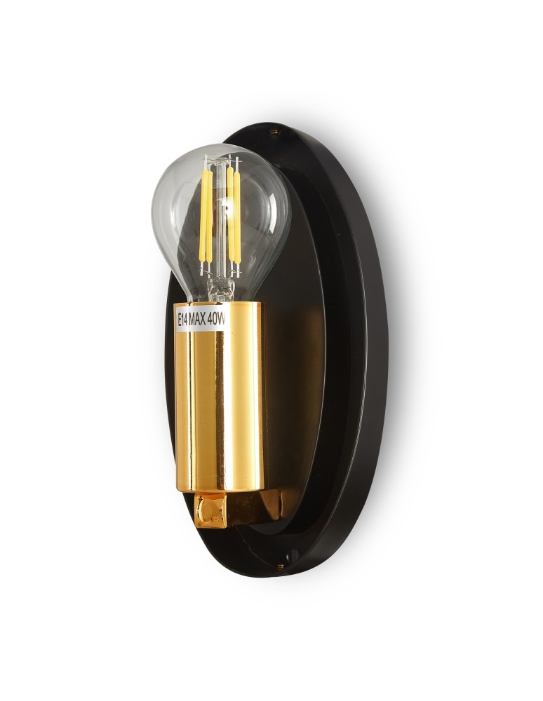Modern wall lamps - Maytoni Mabell Wall Mounted E14 1x40W Gold MOD306WL-01G - product kolory-swiatla.pl 3
