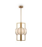 Geometric chandeliers - Maytoni Marmo Pendant E14 3x40W Gold MOD099PL-03G - product 3