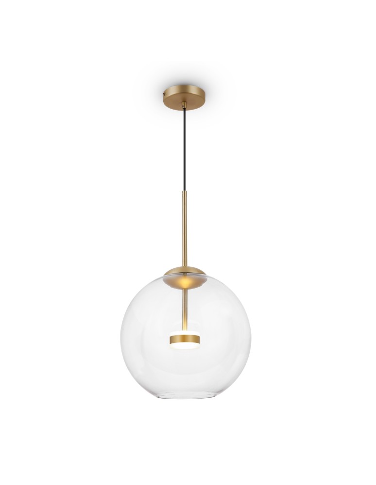 LED pendant lamps - Maytoni Cometa LED Pendant 12.2W 2899K 720lm Gold Matte MOD056PL-L12G3K - product kolory-swiatla.pl 2