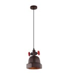 Pendant lamps - ITALUX Cappo 1x60W E27 230V RUST MDM-2836/1 RUST Pendant. - product 1