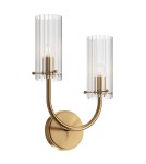 Wall lamps - Maytoni Arco Wall Mounted G9 2x40W Brass MOD223WL-02BS - product 1