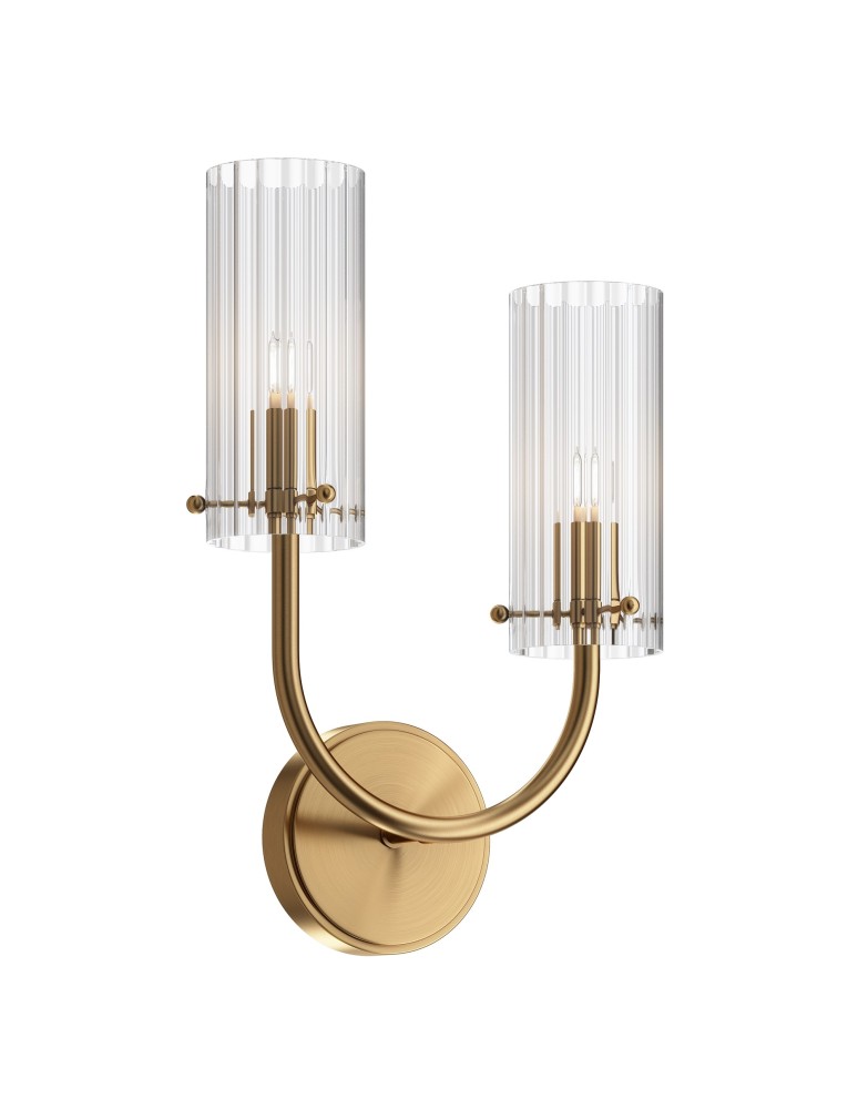 Wall lamps - Maytoni Arco Wall Mounted G9 2x40W Brass MOD223WL-02BS - product kolory-swiatla.pl 1