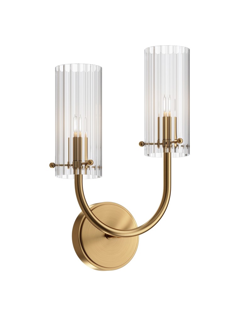 Wall lamps - Maytoni Arco Wall Mounted G9 2x40W Brass MOD223WL-02BS1 - product kolory-swiatla.pl 1