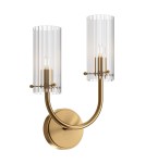 Wall lamps - Maytoni Arco Wall Mounted G9 2x40W Brass MOD223WL-02BS1 - product 2