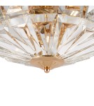 Ceiling lamps with crystals - Maytoni Facet Ceiling E14 4x60W Gold MOD094CL-04G - product 4