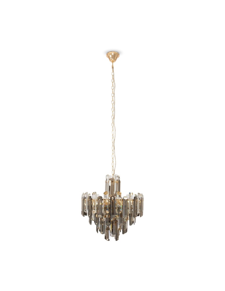 Pendant lamps - Maytoni Flare Pendant E14 6x40W Gold DIA200PL-06G - product kolory-swiatla.pl 1