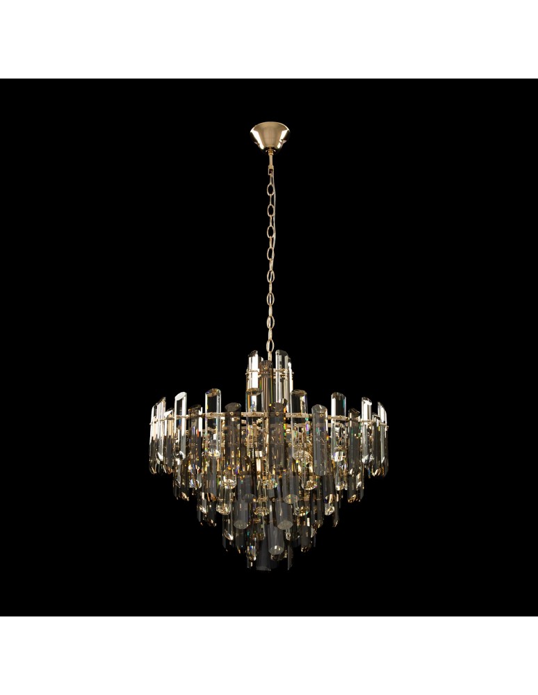 Pendant lamps - Maytoni Flare Pendant E14 8x40W Gold DIA200PL-08G - product kolory-swiatla.pl 3