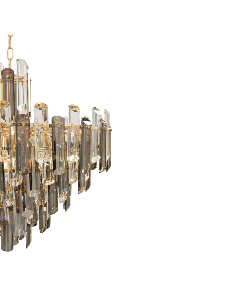 Pendant lamps - Maytoni Flare Pendant E14 8x40W Gold DIA200PL-08G - product kolory-swiatla.pl 5