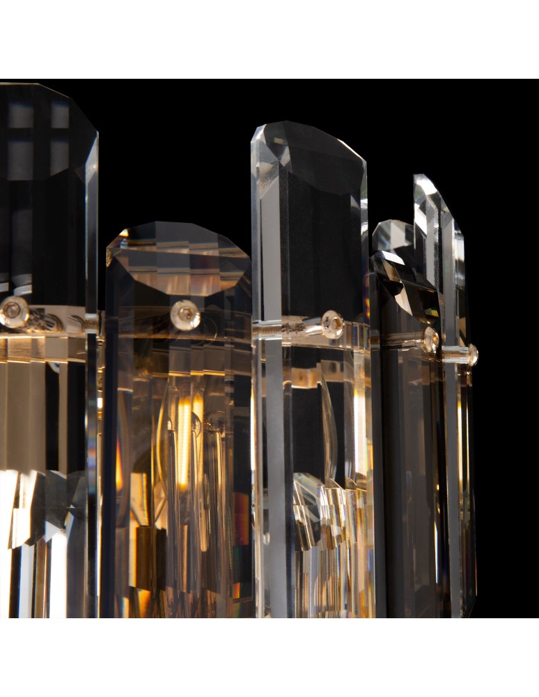 Glamour wall lamps - Maytoni Flare Wall Mounted E14 2x40W Gold DIA200WL-02G - product kolory-swiatla.pl 5