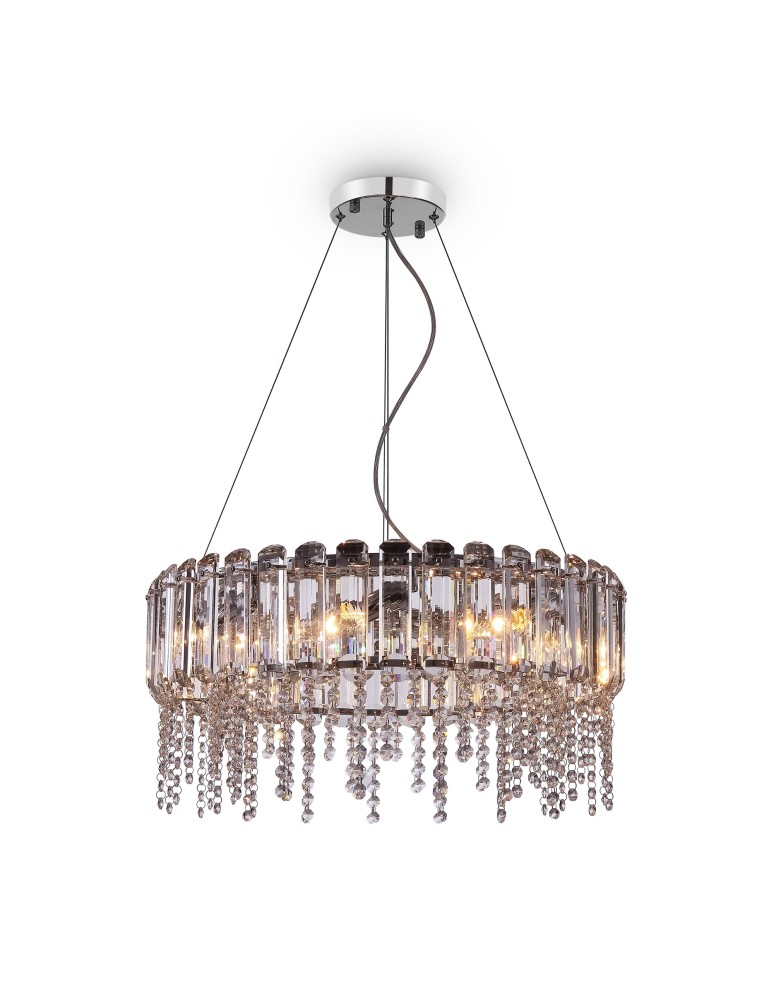Pendant lamps - Maytoni Hail Pendant E14 8x40W Chrome MOD097PL-08CH - product kolory-swiatla.pl 1