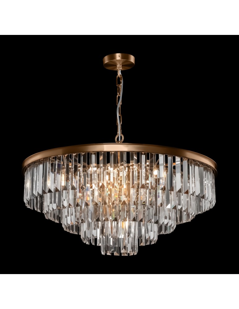 Glamour chandeliers - Maytoni Revero Pendant E14 12x40W Brass MOD085PL-12BS - product kolory-swiatla.pl 3