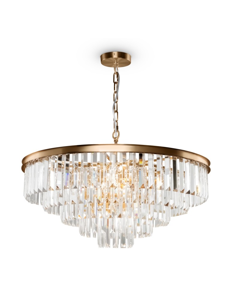 Glamour chandeliers - Maytoni Revero Pendant E14 12x40W Brass MOD085PL-12BS - product kolory-swiatla.pl 4