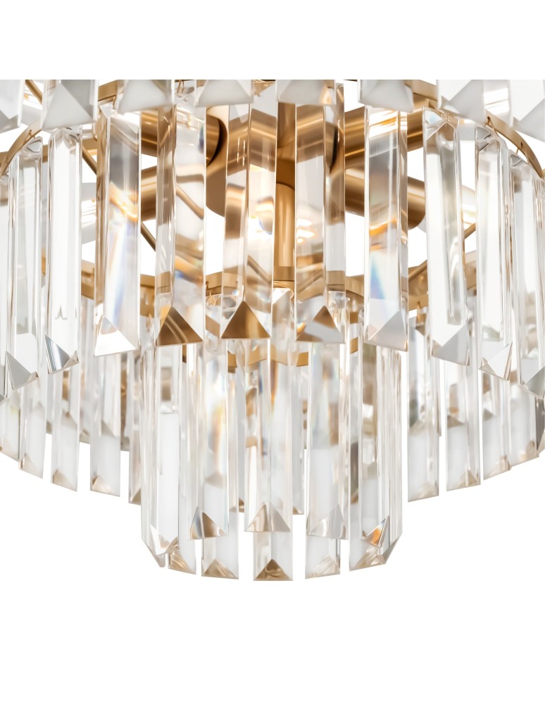 Glamour chandeliers - Maytoni Revero Pendant E14 7x40W Brass MOD085PL-07BS - product kolory-swiatla.pl 4