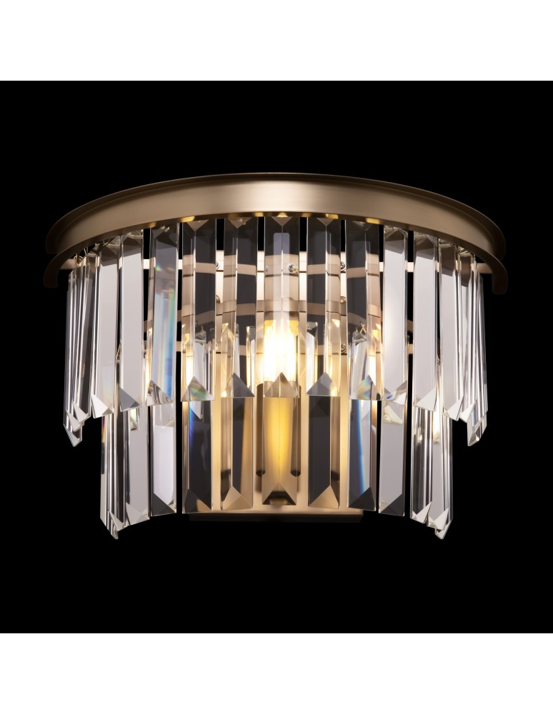 Glamour wall lamps - Maytoni Revero Wall E14 1x40W Brass MOD085WL-01BS - product kolory-swiatla.pl 2