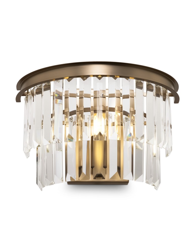 Glamour wall lamps - Maytoni Revero Wall E14 1x40W Brass MOD085WL-01BS - product kolory-swiatla.pl 3