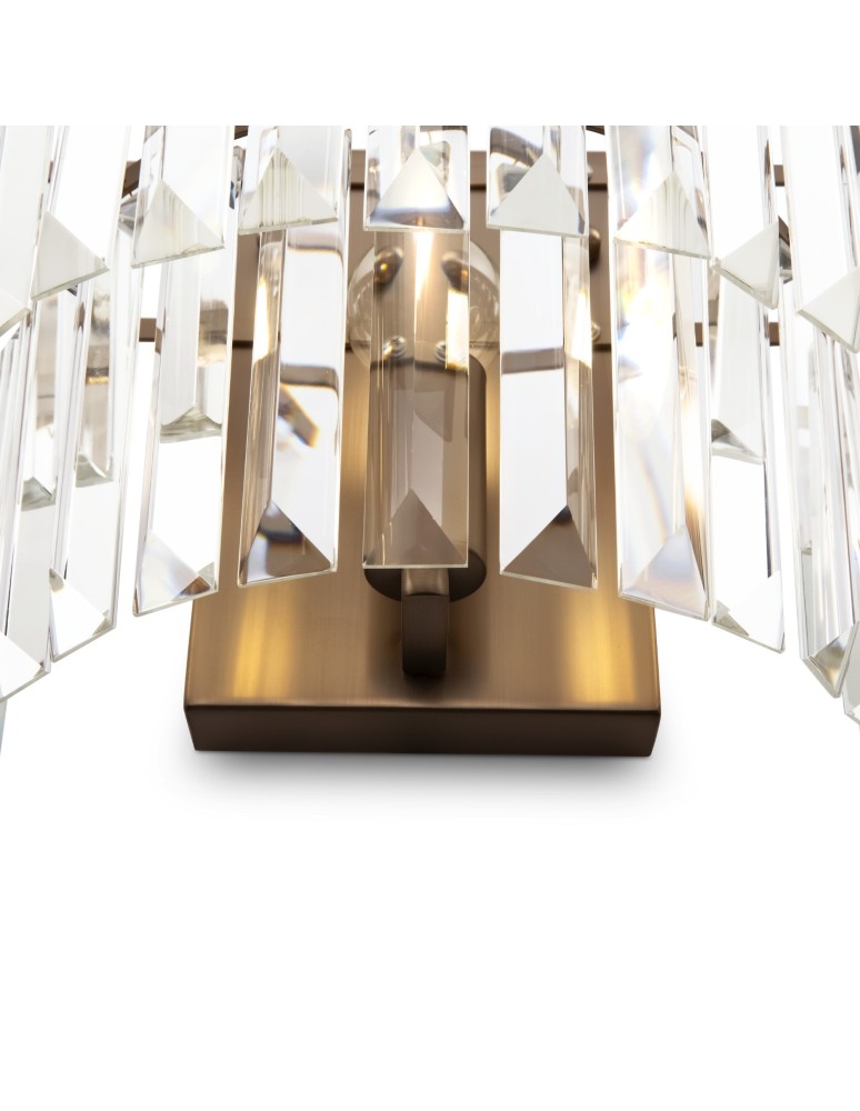 Glamour wall lamps - Maytoni Revero Wall E14 1x40W Brass MOD085WL-01BS - product kolory-swiatla.pl 4