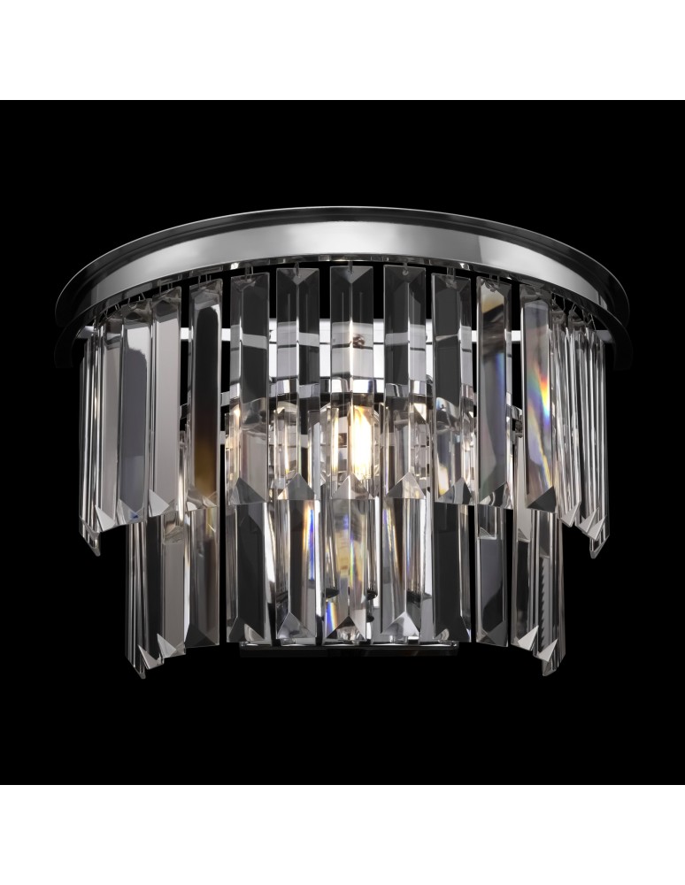 Glamour wall lamps - Maytoni Revero Wall Mounted E14 1x40W Chrome MOD085WL-01CH - product kolory-swiatla.pl 2