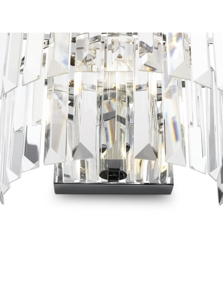 Glamour wall lamps - Maytoni Revero Wall Mounted E14 1x40W Chrome MOD085WL-01CH - product kolory-swiatla.pl 4