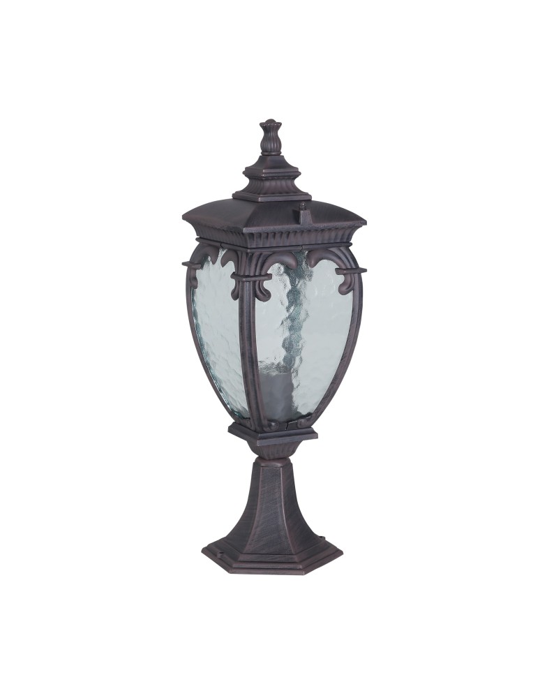 Lampy ogrodowe stojące - Maytoni  Fleur Zewnętrzna/Ogrodowa E27 1x60W   Brąz Antyczny  O414FL-01BZ - produkt kolory-swiatla.pl 1