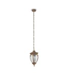 Outdoor pendant lamps - Maytoni Fleur Pendant E27 1x60W Black Gold O414PL-01GB - product 1