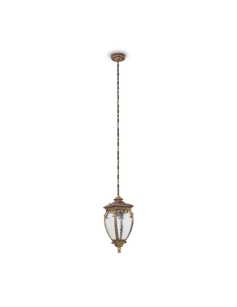Outdoor pendant lamps - Maytoni Fleur Pendant E27 1x60W Black Gold O414PL-01GB - product kolory-swiatla.pl 2