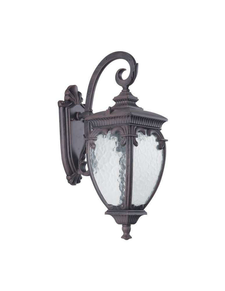 Outdoor wall lamps - Maytoni Fleur Wall Mounted E27 1x60W Bronze Antique O414WL-01BZ - product kolory-swiatla.pl 3
