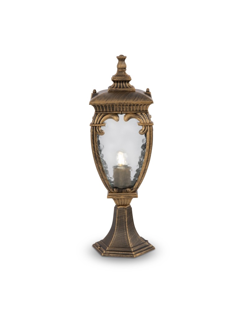 Standing garden lamps - Maytoni Fleur Outdoor/Garden E27 1x60W Black Gold O414FL-01GB - product kolory-swiatla.pl 1