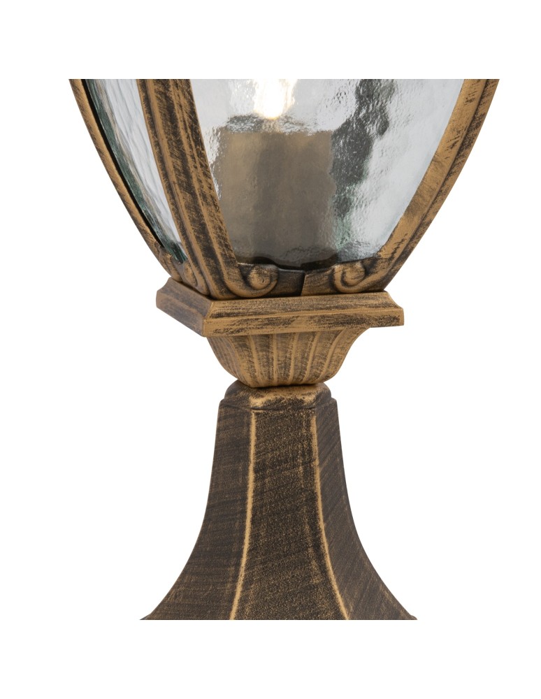 Standing garden lamps - Maytoni Fleur Outdoor/Garden E27 1x60W Black Gold O414FL-01GB - product kolory-swiatla.pl 3