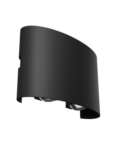 Maytoni Strato Wall LED 4W 3000K 382lm Black O417WL-L4B3K.