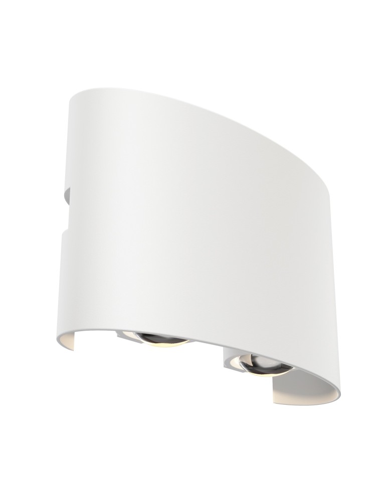 Outdoor wall lamps - Maytoni Strato Wall LED 4W 3000K 382lm White O417WL-L4W3K. - product kolory-swiatla.pl 3