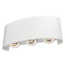 Kinkiety zewnętrzne - Maytoni Strato Ścienna LED 6W 3000K 594lm Biały  O417WL-L6W3K - produkt 1