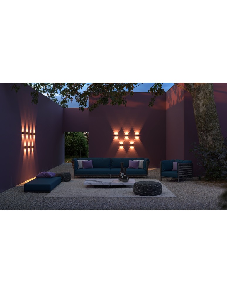 Outdoor wall lamps - Maytoni Strato LED Wall Mounted 6W 3000K 594lm White O417WL-L6W3K. - product kolory-swiatla.pl 2