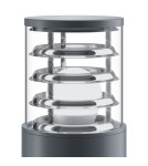 Lampy ogrodowe stojące - Maytoni Bronx Zewnętrzna/Ogrodowa E27 1x60W   Szary  O576FL-01GR - produkt 4