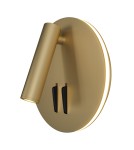 Wall lamps - Maytoni Ios 176 LED Wall Mount 6.9W 3032K 689lm Gold Matte C176-WL-01-6W-MG - product 1