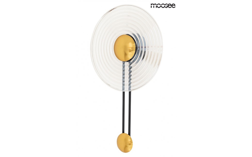 MOOSEE lampa ścienna DING złota / bursztynowa (MSE010400221)