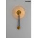 MOOSEE lampa ścienna DING złota / bursztynowa (MSE010400221)