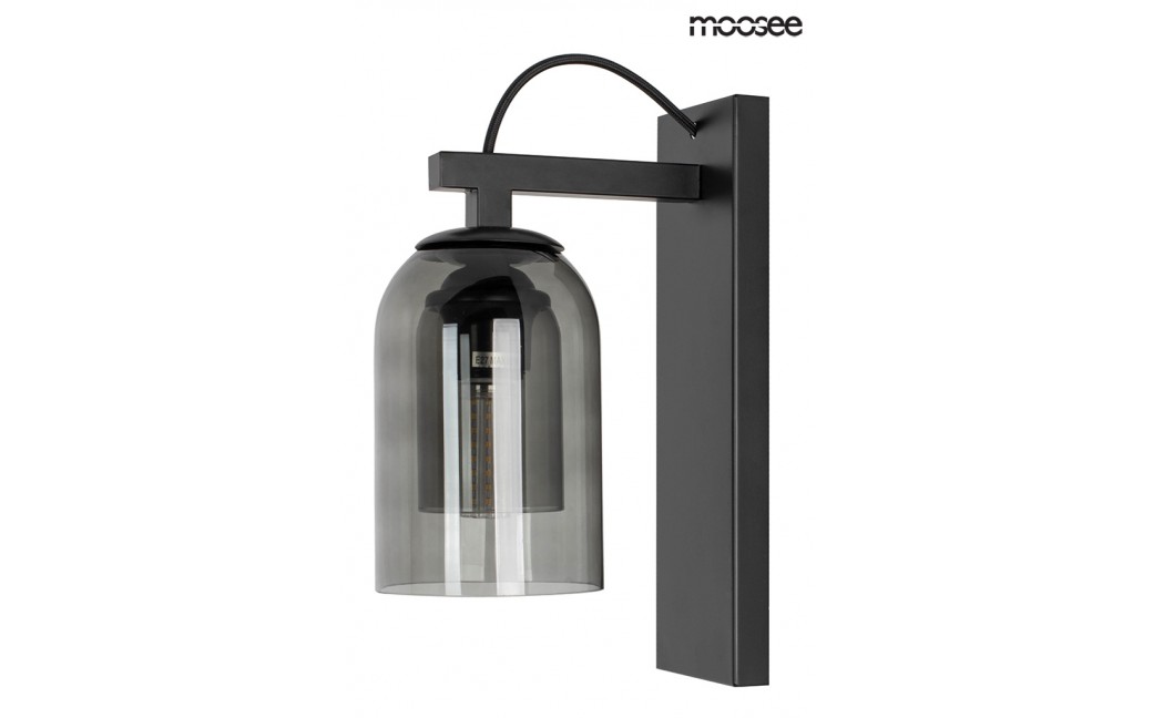 MOOSEE lampa ścienna RADON czarna (MSE010400208)