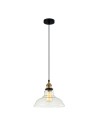 ITALUX Hubert 1x60W E27 230V Black/Gold MDM-2381/1 Pendant